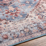 Kera Blue Washable Rug - Clearance