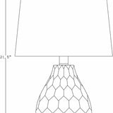 Taguig White Ceramic Table Lamp