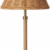 Zakharivka Gold Rattan Table Lamp