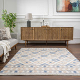 Eivin Pink & Blue Area Rug
