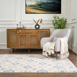 Eivin Pink & Blue Area Rug