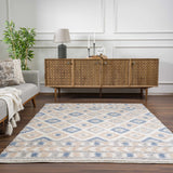 Eivin Pink & Blue Area Rug