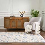 Eivin Pink & Blue Area Rug