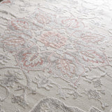 Calum Pink & Gray Area Rug