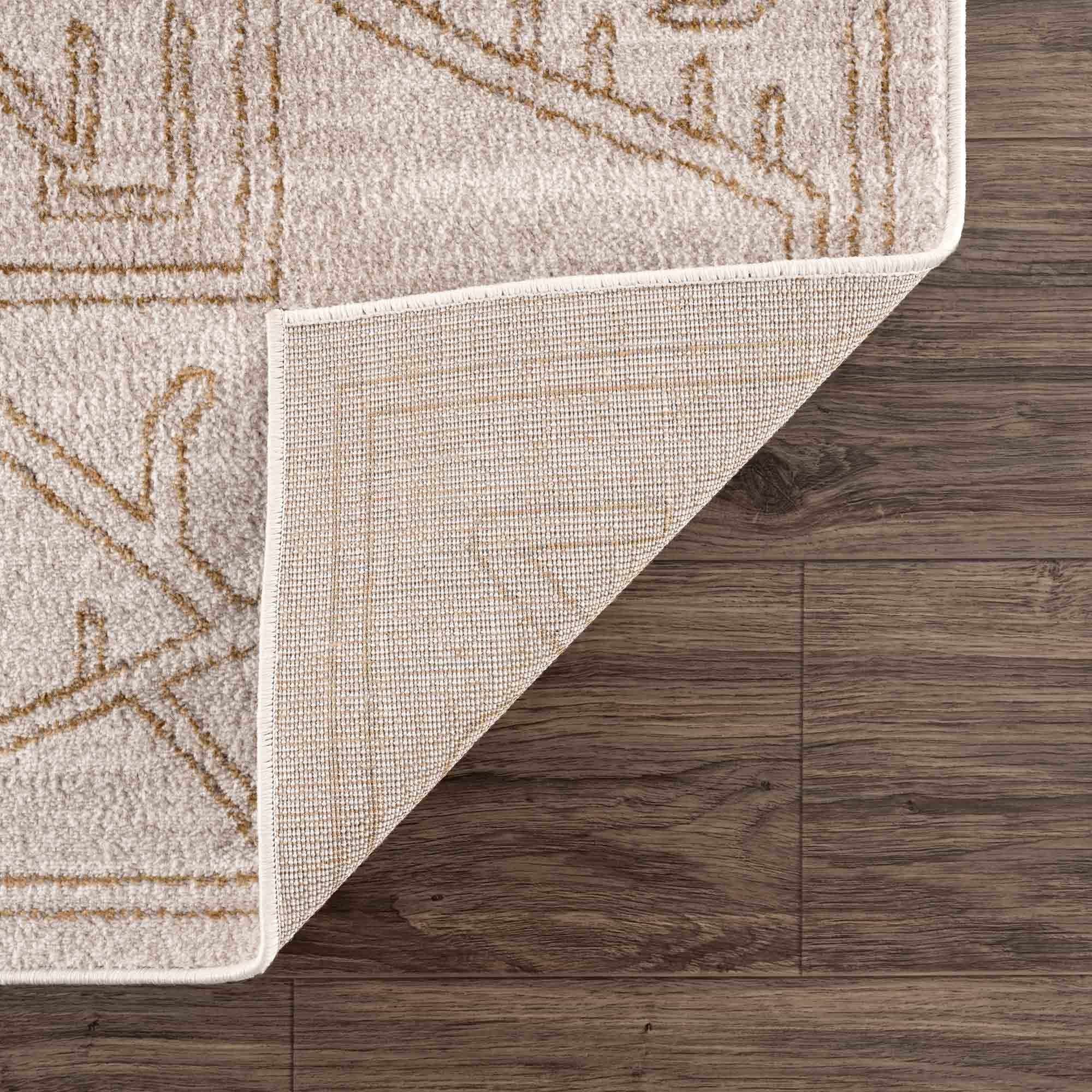 Divya Rug Divya Cream & Gold Area Rug – Hauteloom