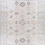 Beige Beckett Vintage Washable Area Rug