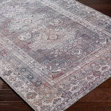 Baltinglass Brown Washable Area Rug