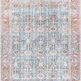 Rust Catadupa Distressed Washable Area Rug - Clearance