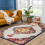 Istanbul Orange Area Carpet - Clearance