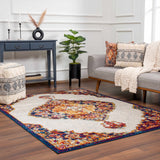 Istanbul Orange Area Carpet - Clearance