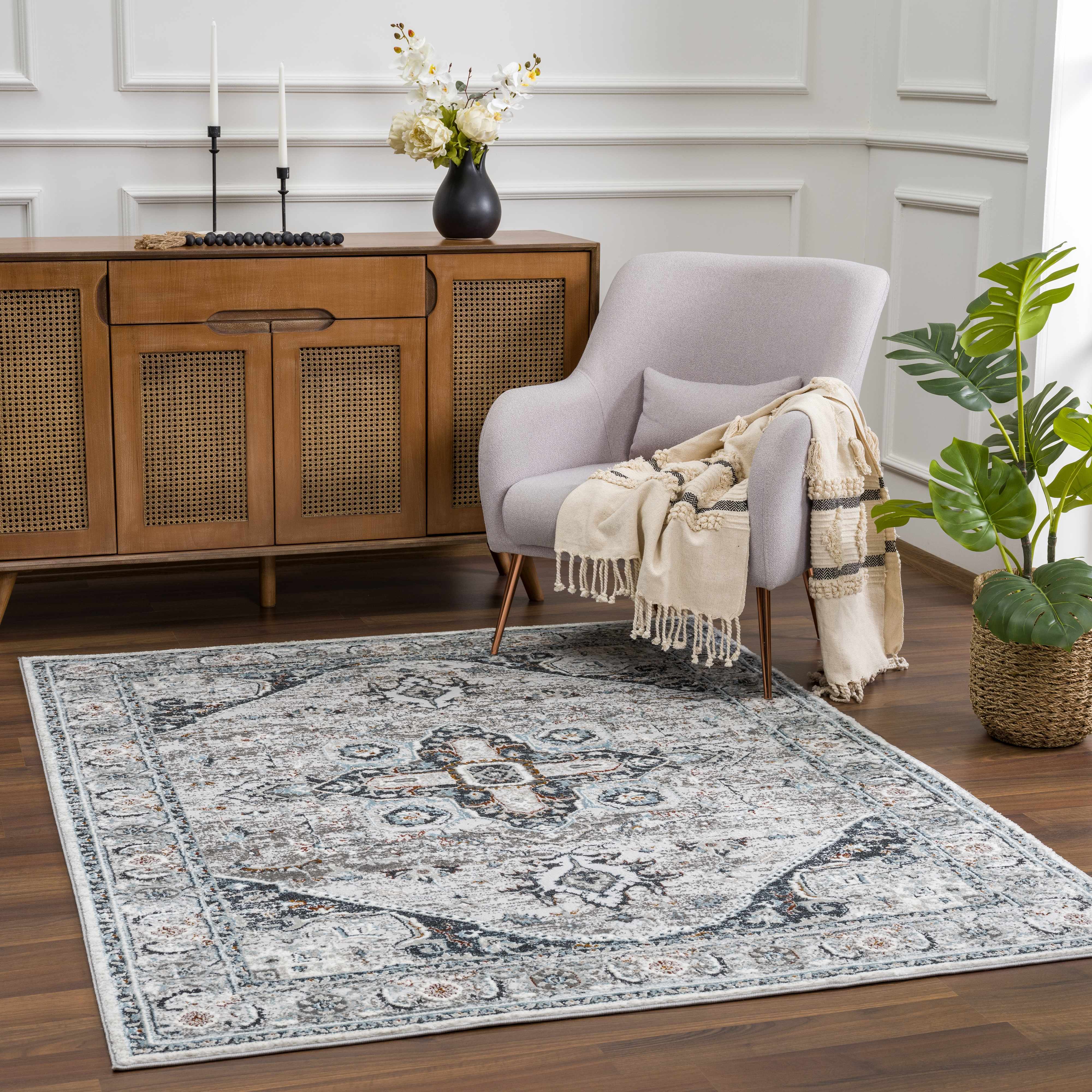 Liverpool Sports Rug Liverpool Gray & Blue Area Rug – Hauteloom